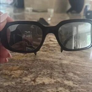 Prada | Accessories | Prada Glossy Black Designer Sunglasses  display picture 1